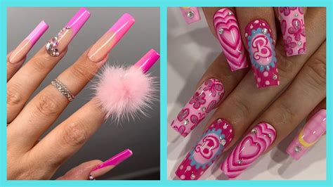 Barbie Nail Art 2023 Heart