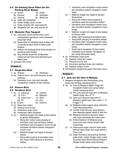 Jawapan Modul Gemilang Geografi Tingkatan 2 Image