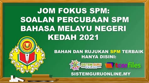 Soalan Percubaan Spm 2021 Bm Image